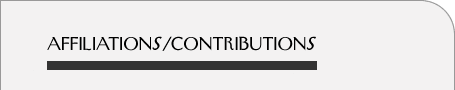 Affiliations/Contributions